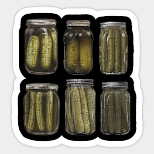 Pickles Jars Sticker